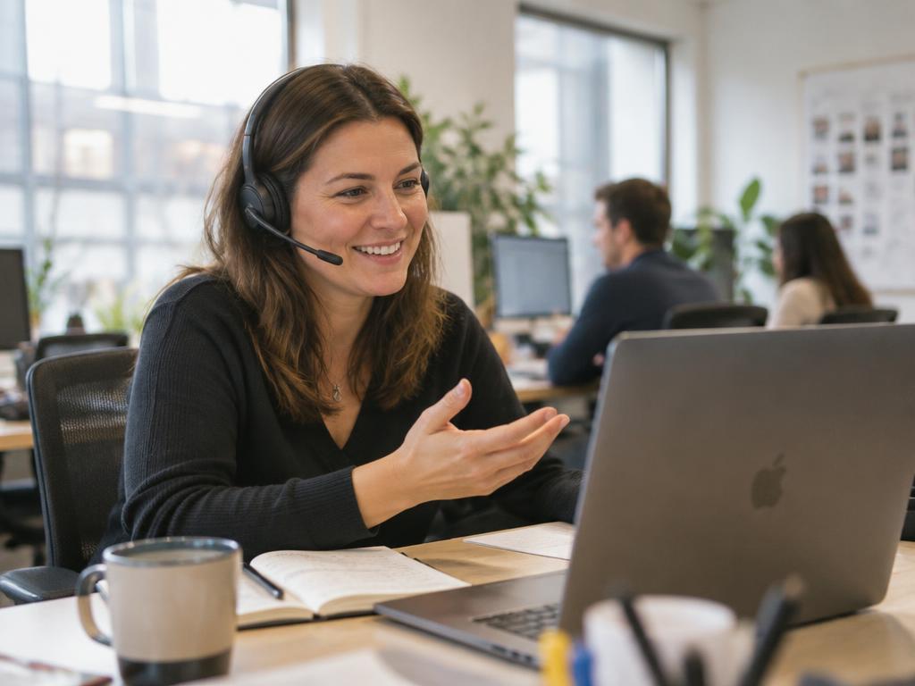 Het team Customer Success aan het werk